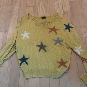 Yellow star sweater